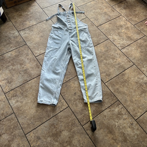 Mango Sky Blue Women's Denim Overalls - Picture 8 of 10